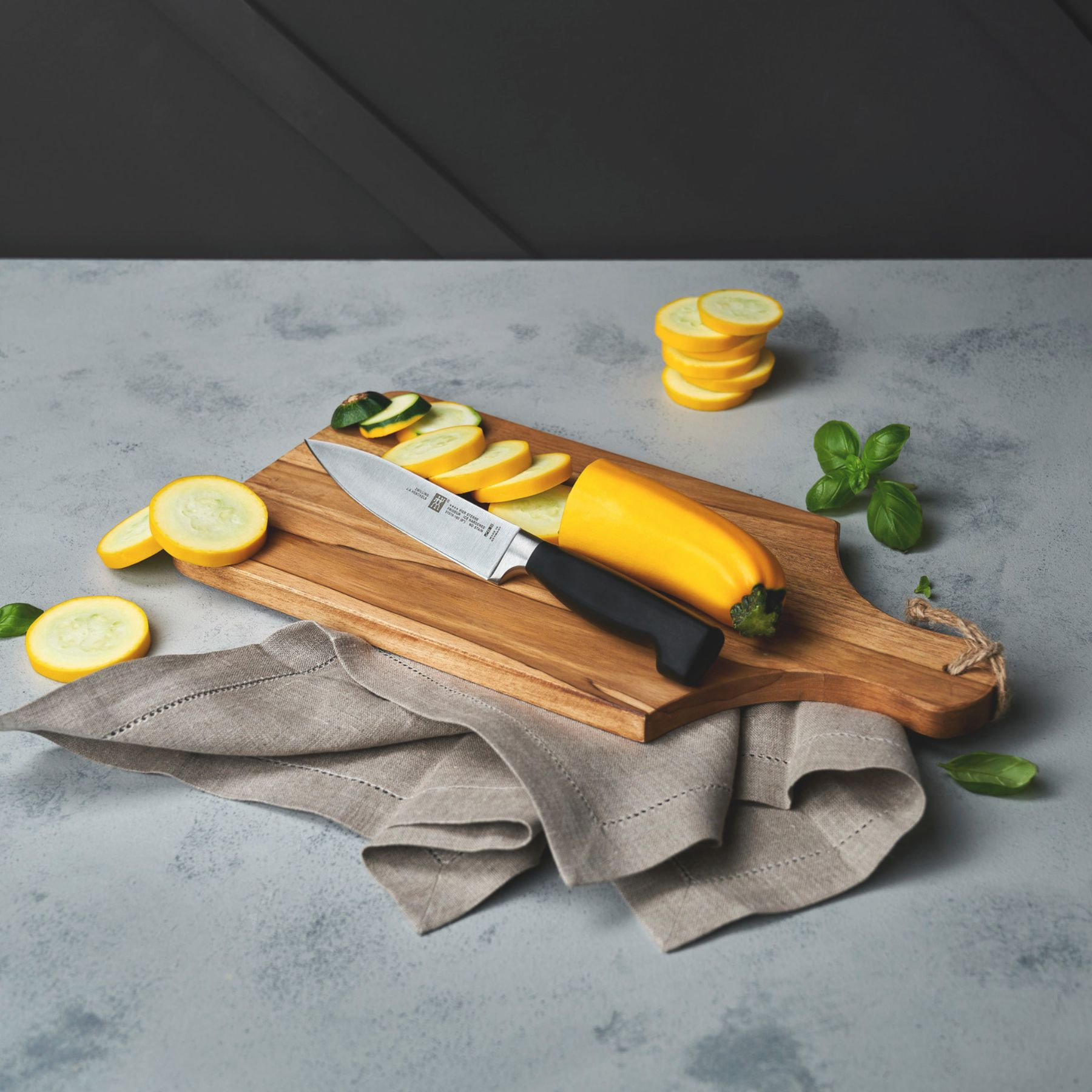 Couteau à trancher 16 cm, Tranchant lisse