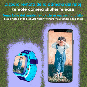 Smartwatch LT27 LBS speciale per bambini, con fotocamera, funzione di tracciamento, chiamate SOS e ricezione di chiamata.