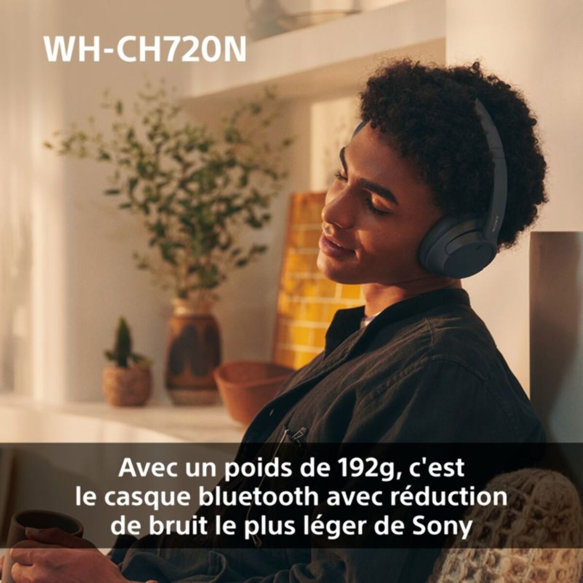 Casque SONY WH-CH720N Blanc