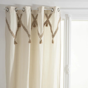 Rideau "Carmen" beige 140x260cm