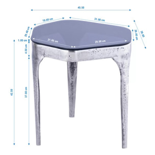 Tables d'appoint Mistral set de 2 Kare Design