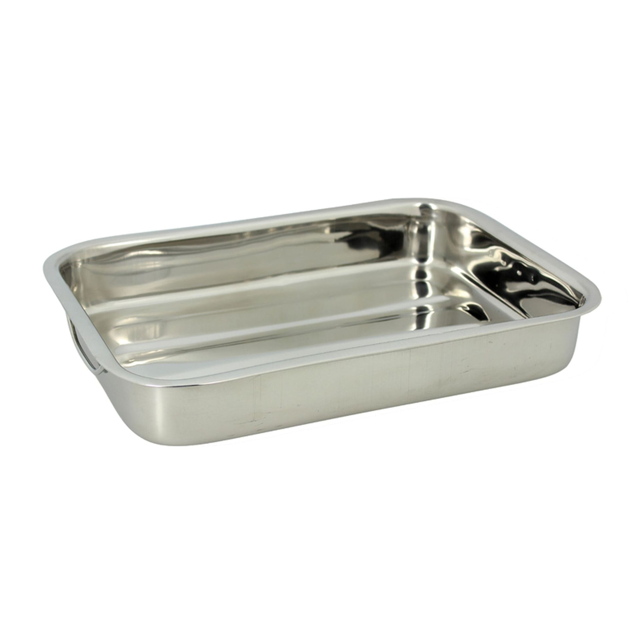 Plat à four rectangulaire en inox avec poignées 35x25cm HARRY