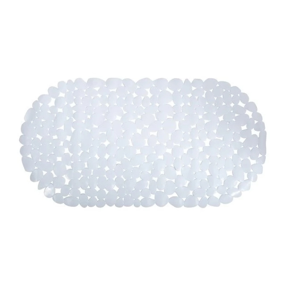 Tapis Fond de baignoire PVC GALETS Blanc MSV