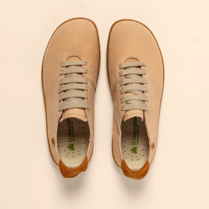 Zapatillas N296 NOBUCK LAVADO CREAM/EL VIAJERO color Cream
