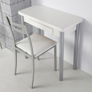 Set de 4 sillas – Polipiel y metal