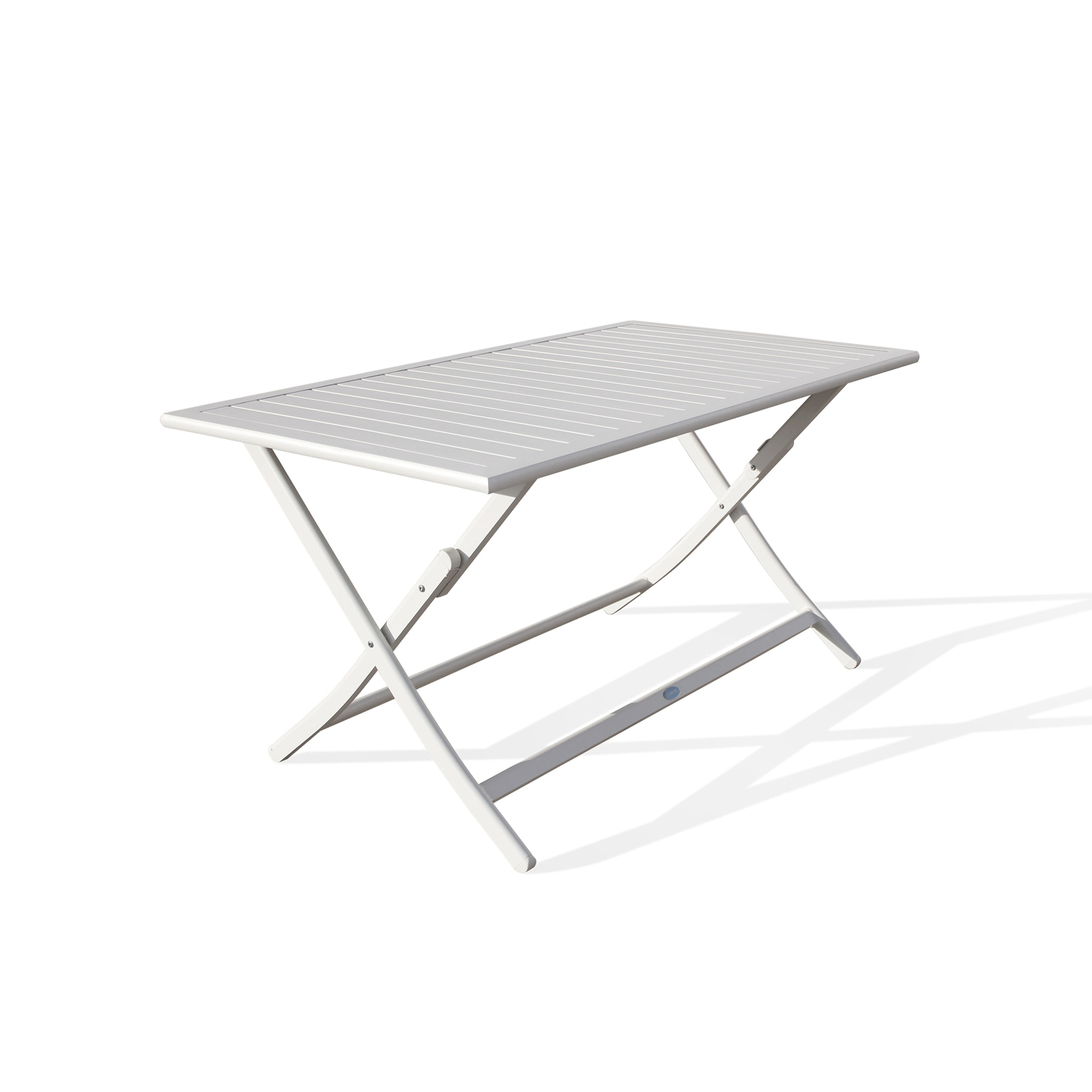 MARIUS - Table de jardin pliante en aluminium