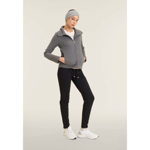 Fascia per capelli invernale con lavorazione a treccia