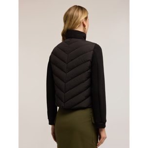 Motivi - Piumino bimaterico - Nero