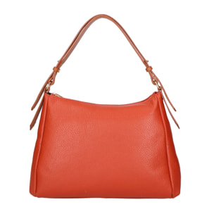 Borsa a spalla da donna - Modello Vladimira - Vera pelle - 33.0 x 26.0 x 9.0 cm