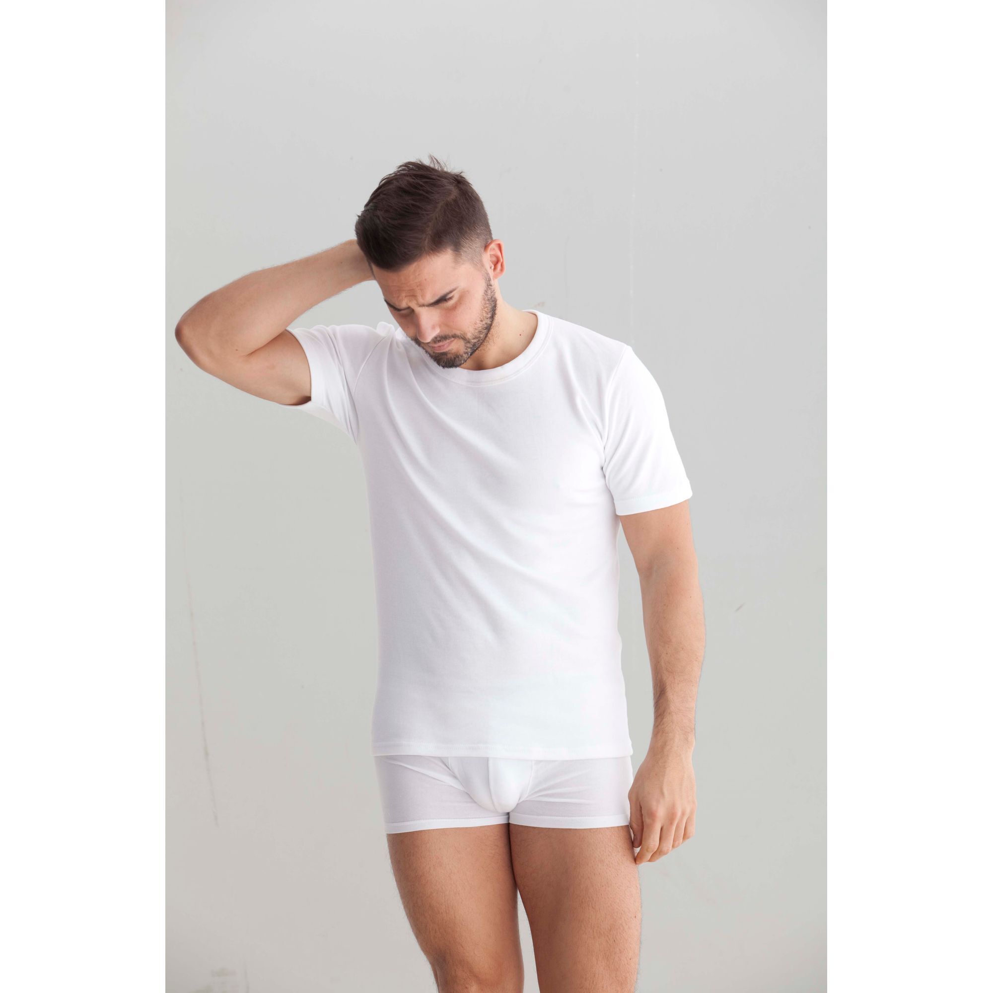 Camiseta Cro Felpa M/C Blanco Talla 48