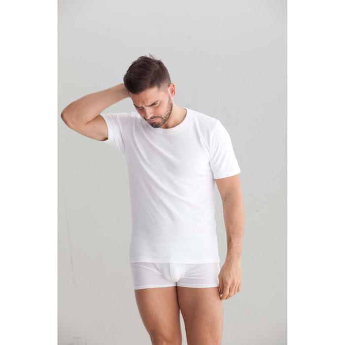 Camiseta Cro Felpa M/C Blanco Talla 48