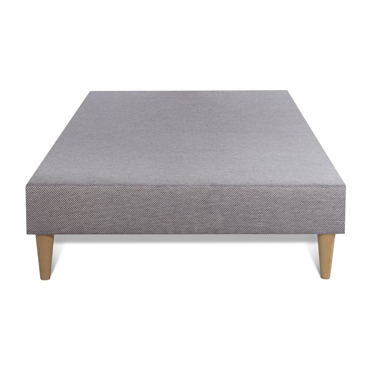 Ensemble Matelas Sommier 90x190 cm - Sommier Gris (déjà monté) - Trente PLUS