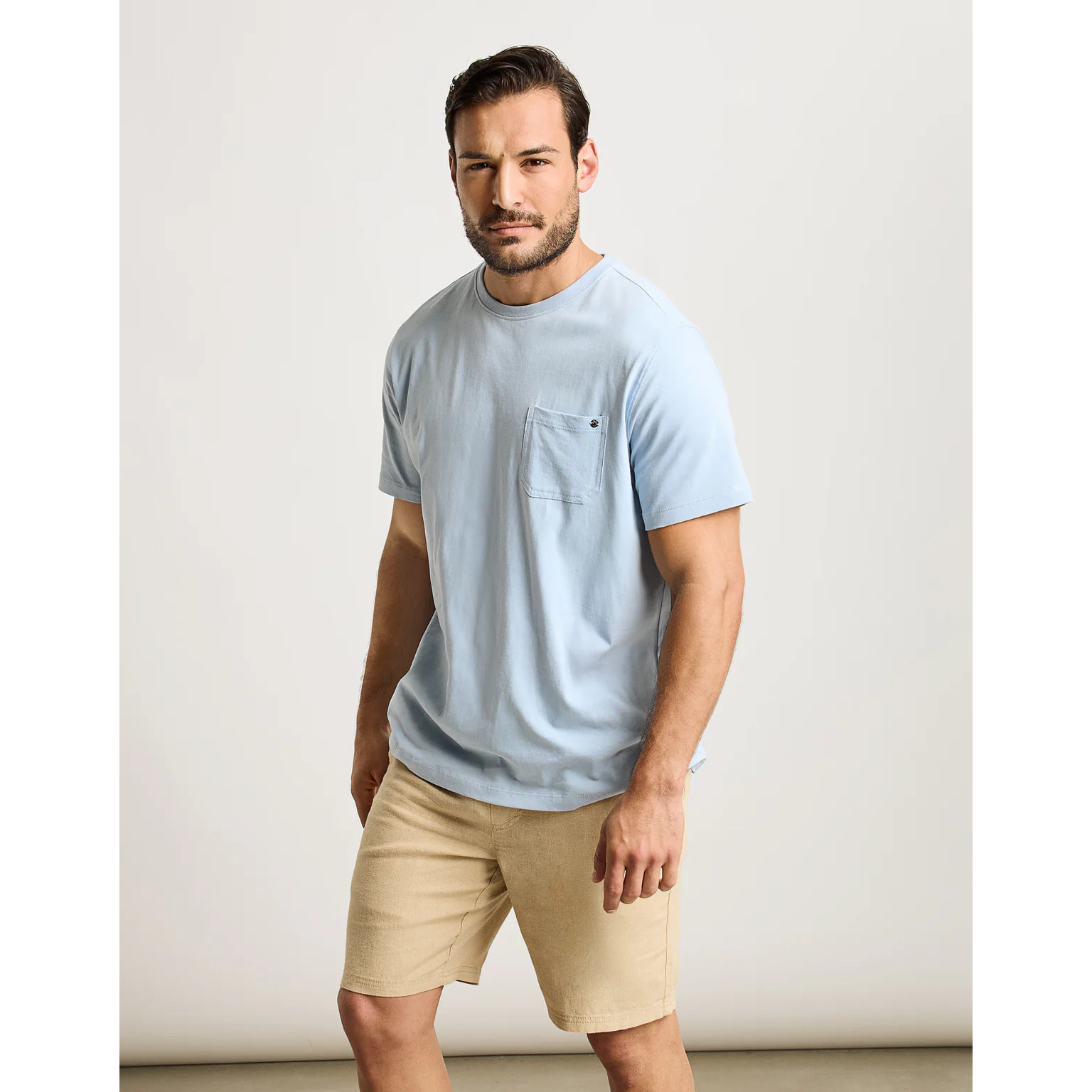 Camiseta Manga Corta Azul Celeste - Astro