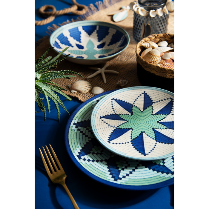 Tovaglia 140x180 Excelsa – Panama Color, Cotone Blu