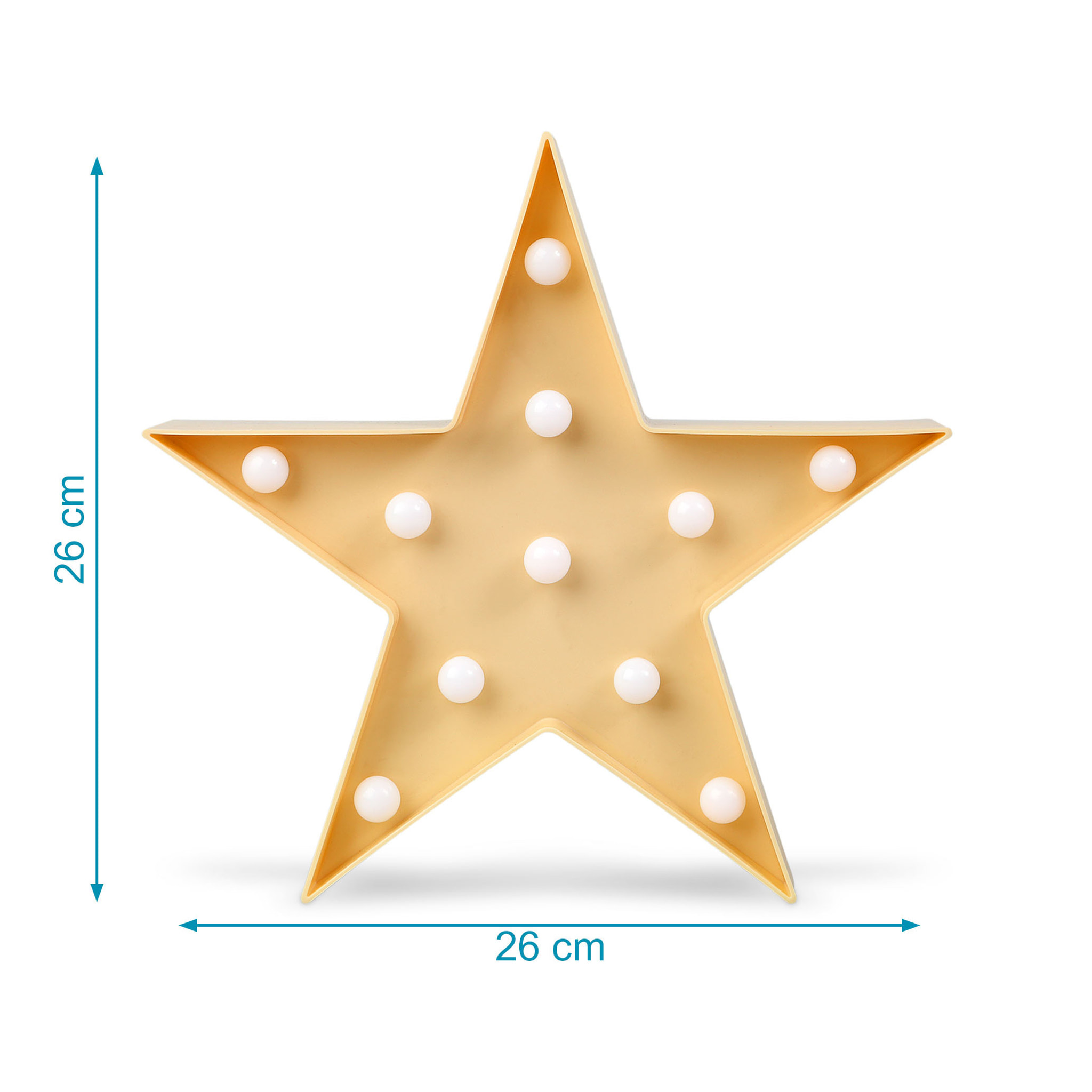 LÁMPARA ESTRELLA LED