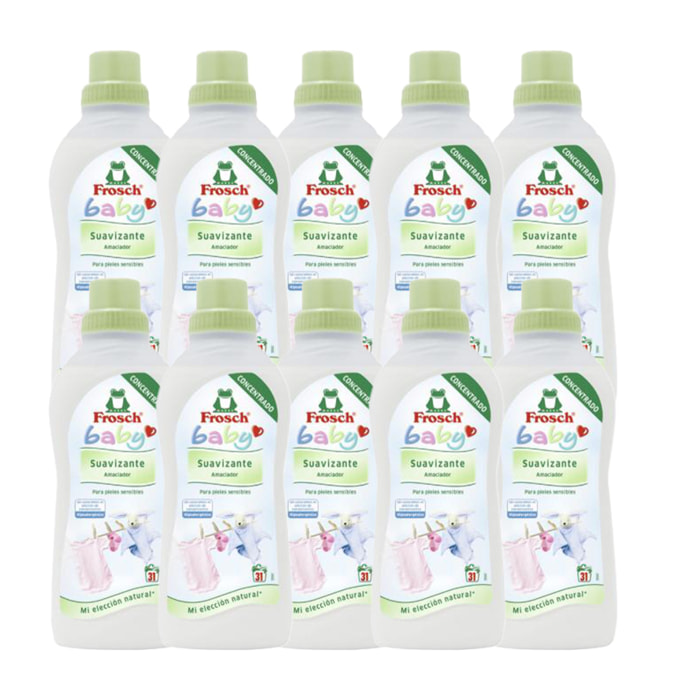 Pack 10x Baby suavizante Frosch 750 ml