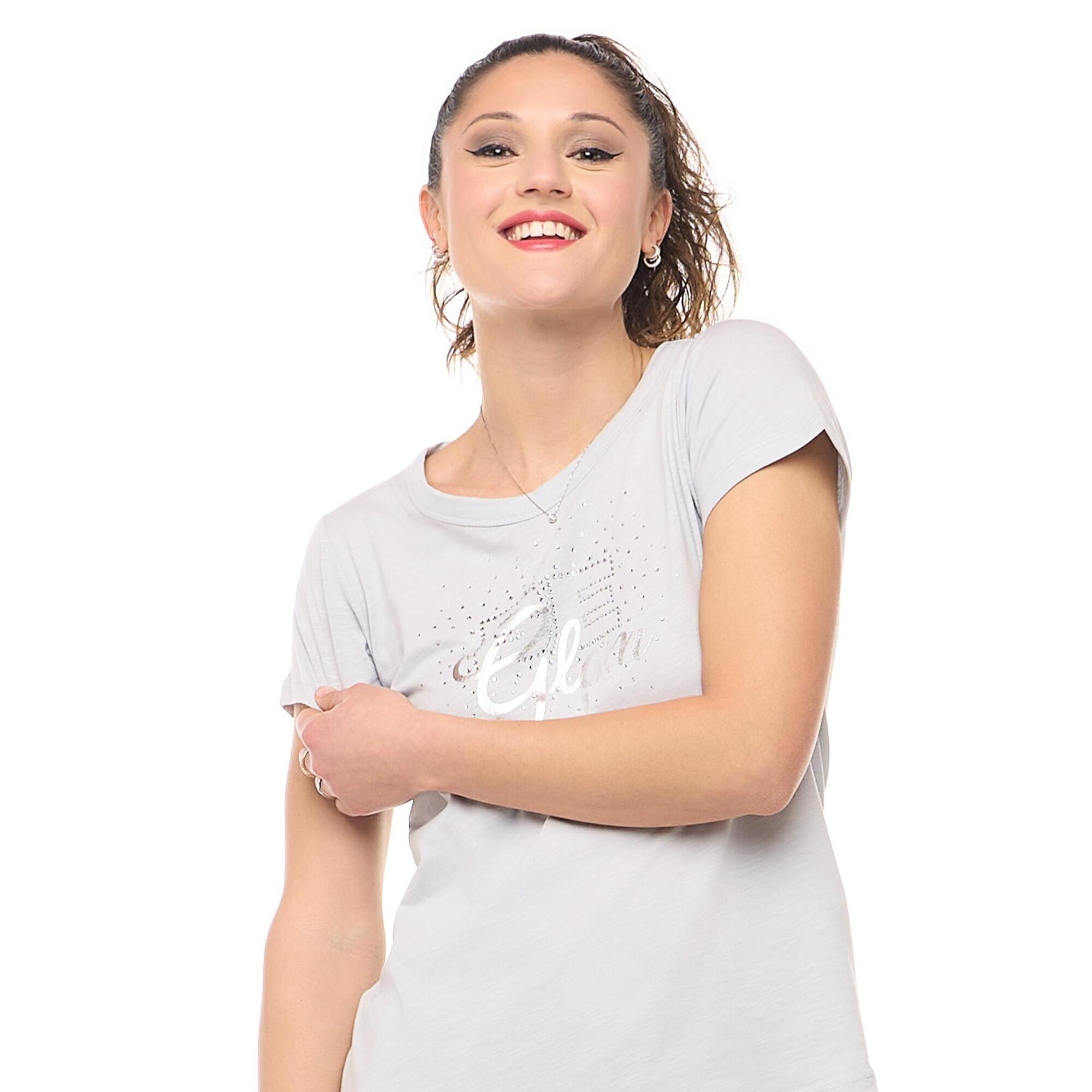 T-shirt da donna a maniche corte Be Glam