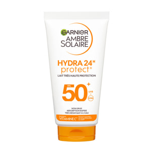 Garnier Ambre Solaire Hydra Protect 24H Lait Très Haute Protection SPF50+ 50mL
