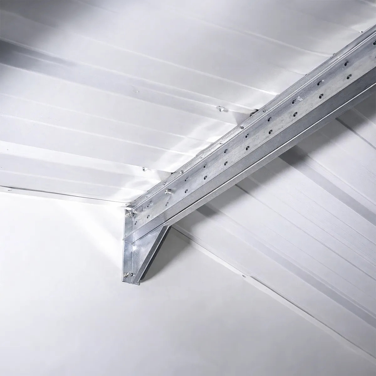 Abri Garage métal gris Yardmaster 20,72 m² + kit d'ancrage