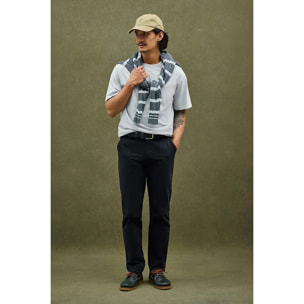 Camiseta azul claro de corte relajado con logo engomado Polo Club