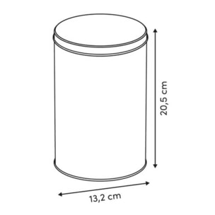 Boîte à gâteaux ronde Noël H.20,5cm