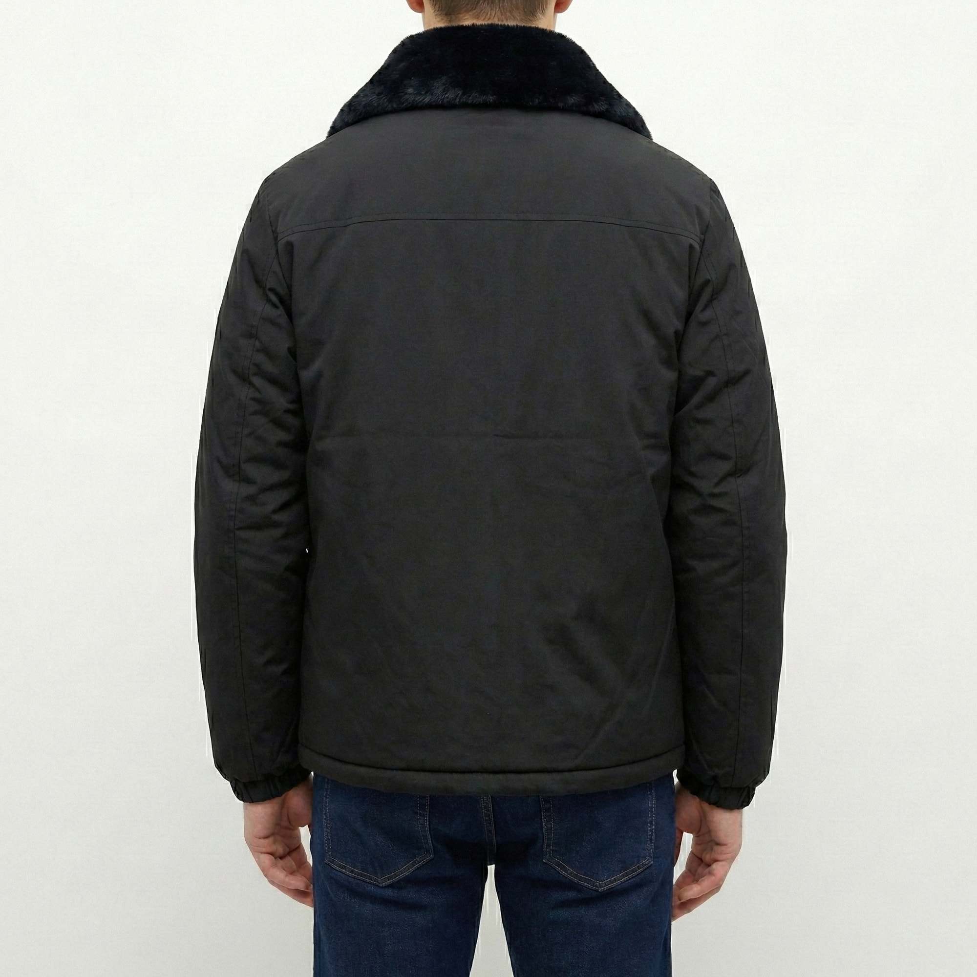 Giubbino double face fur+nylon