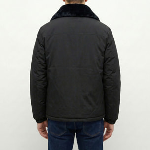 Giubbino double face fur+nylon