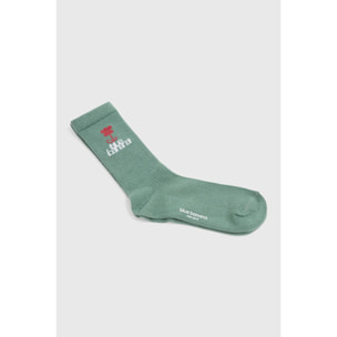 CALCETINES FLOWER EMERALD