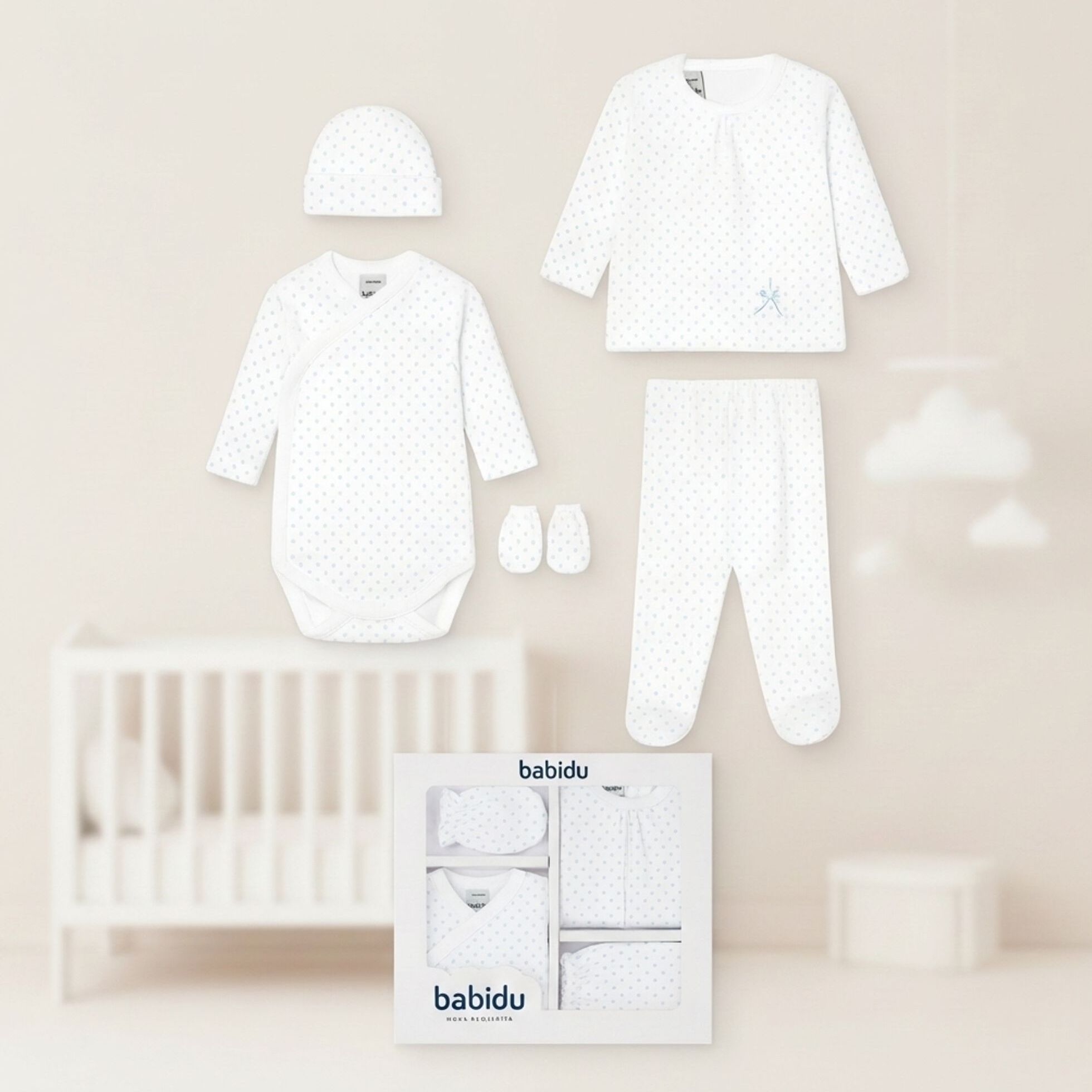 Pack Nacim. Topitos Celeste Talla 1