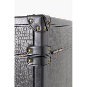Malle-armoire Globetrotter croco Kare Design