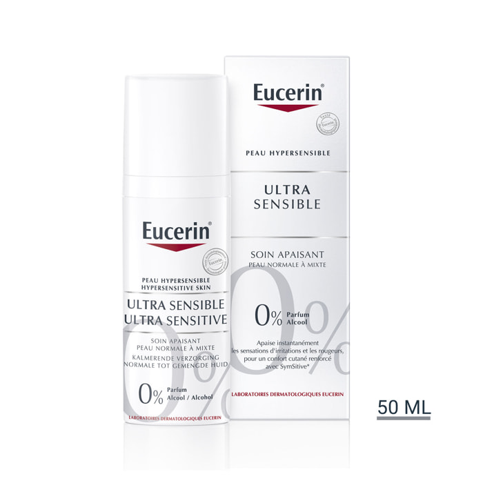 UltraSensible - Soin Calmant Nourissant Hydratant - Peaux Normales à Mixtes 50 ml