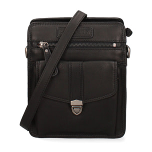 Borsa a tracolla  da uomo In Vera pelle Made in Italy 22,5x18x9 cm