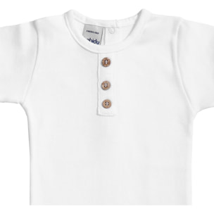 Body bebé manga corta con tapeta