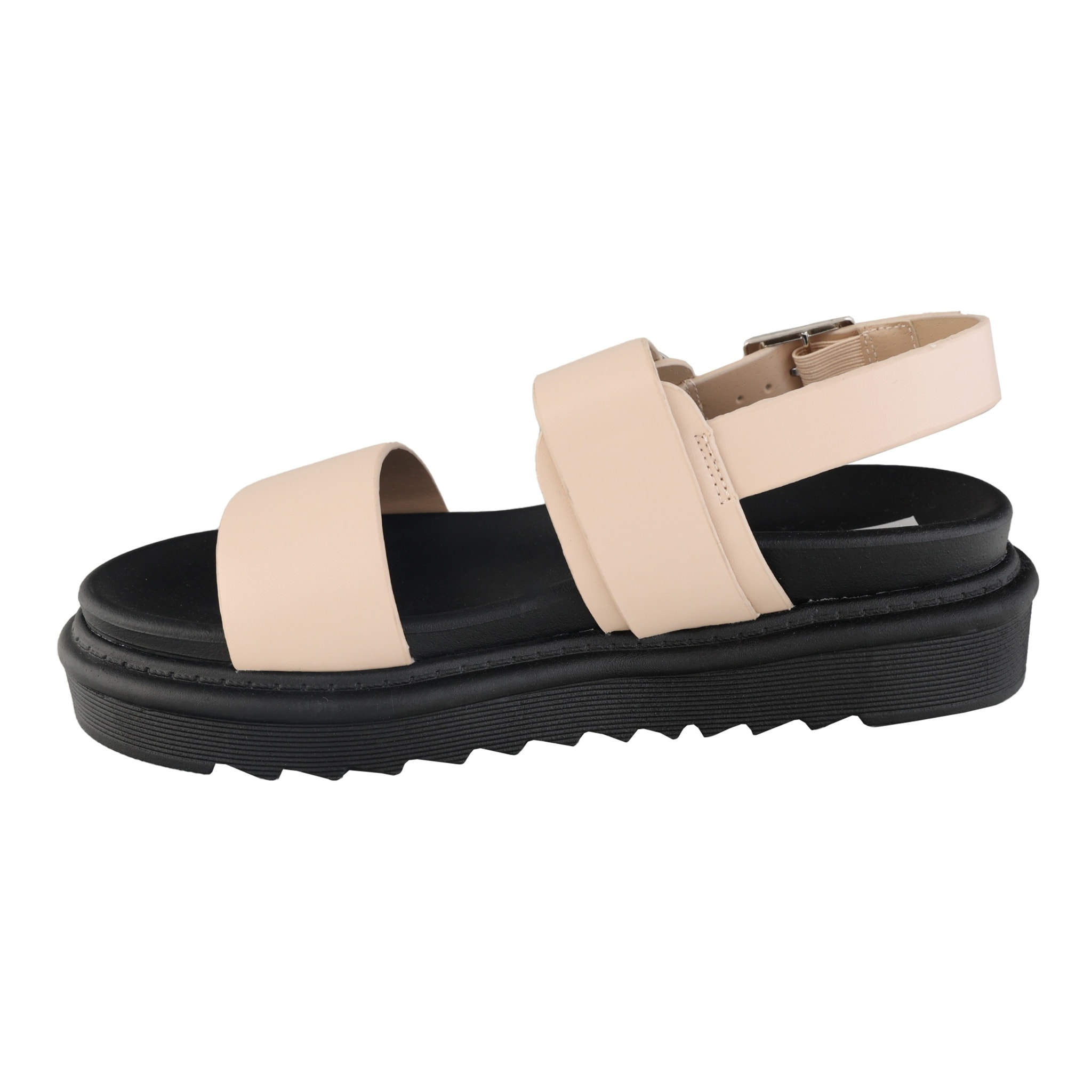 Sandali platform con fibbie