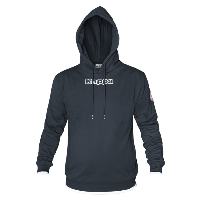 Felpa Uomo KAPPA Cotone Felpato Cappuccio