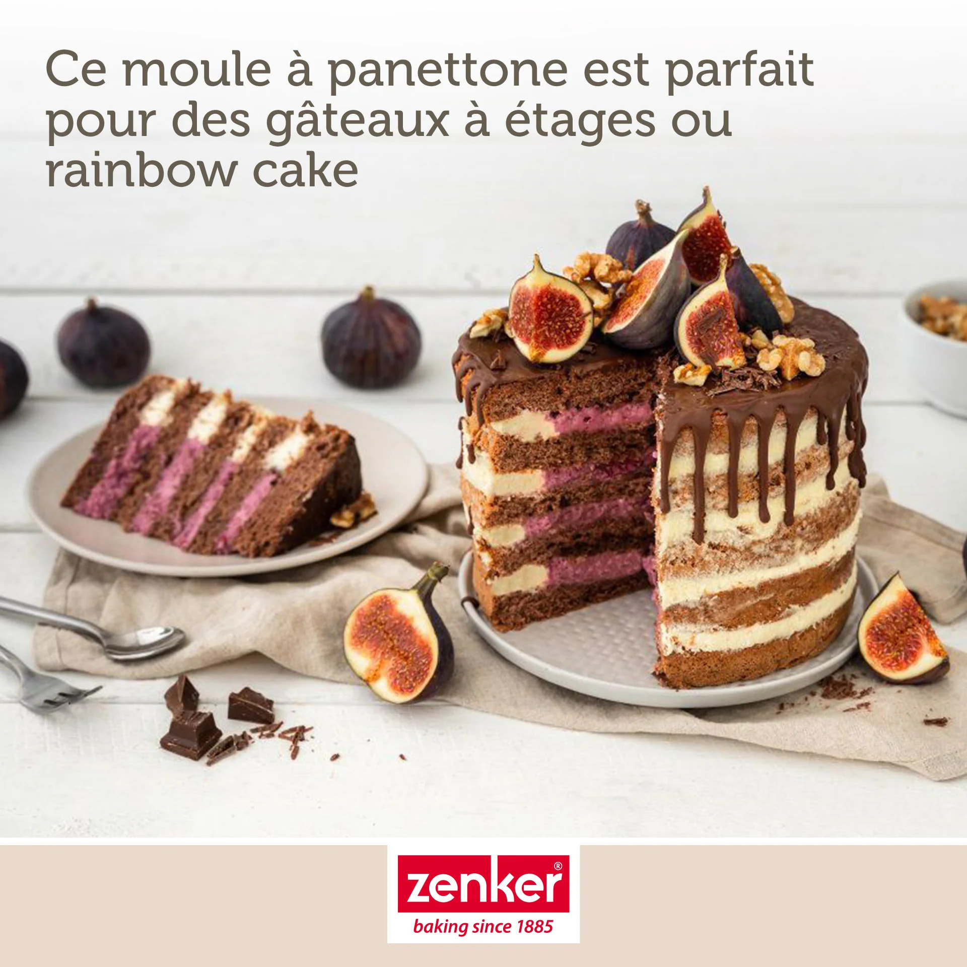 Moule à panettone à charnière 18 cm Zenker Spécial Countries