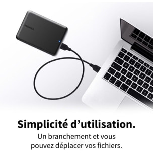Disque dur externe TOSHIBA 4To Canvio Partner Noir