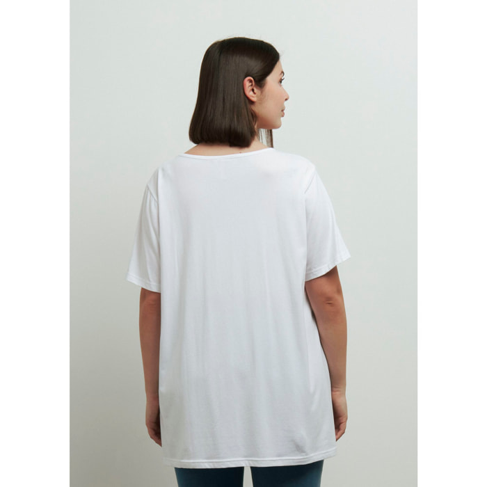 T-SHIRT BIANCO CONBIPEL