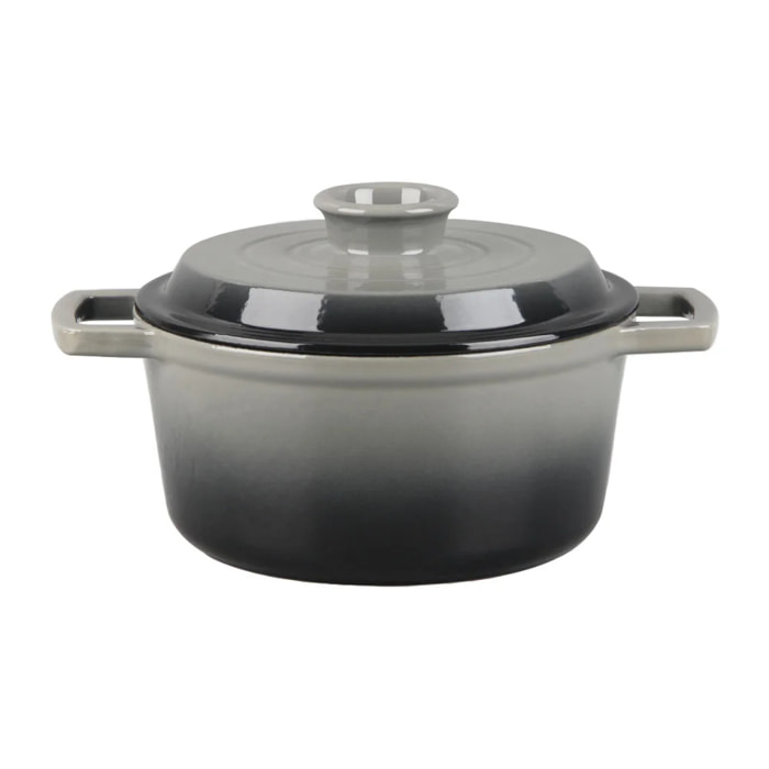 Cocotte ronde en fonte émaillée