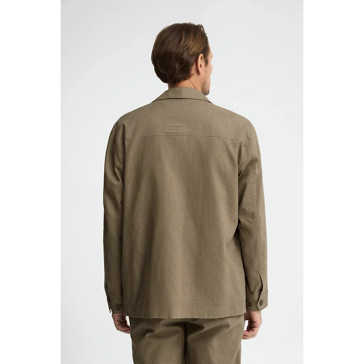 Giacca Wayne in cotolino kaki Polo Club