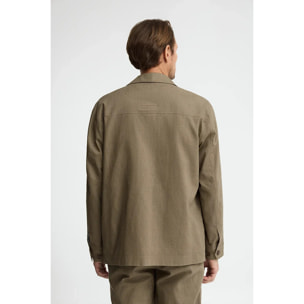 Giacca Wayne in cotolino kaki Polo Club