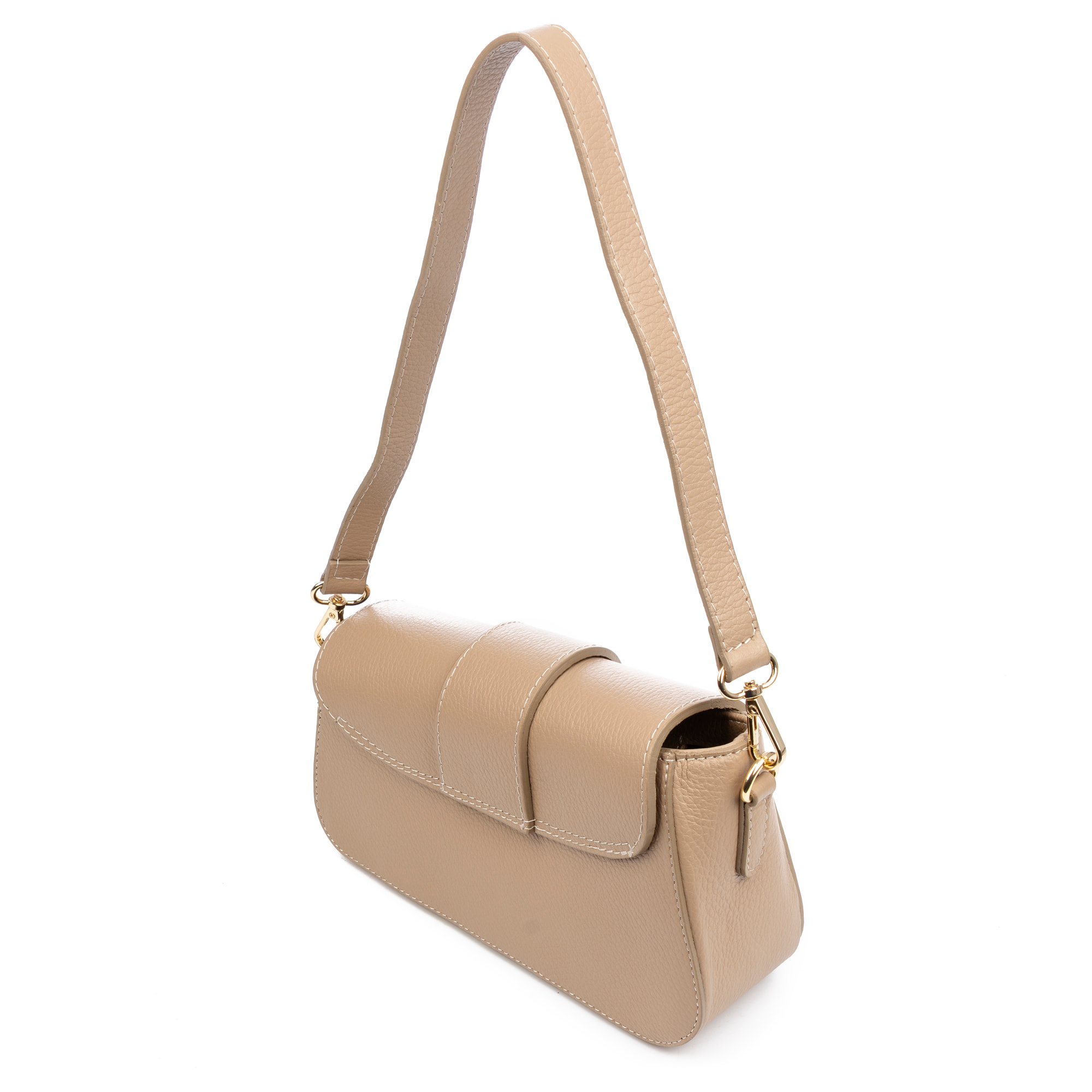 Barzago Borsa a spalla Donna. Pelle autentica Dollaro