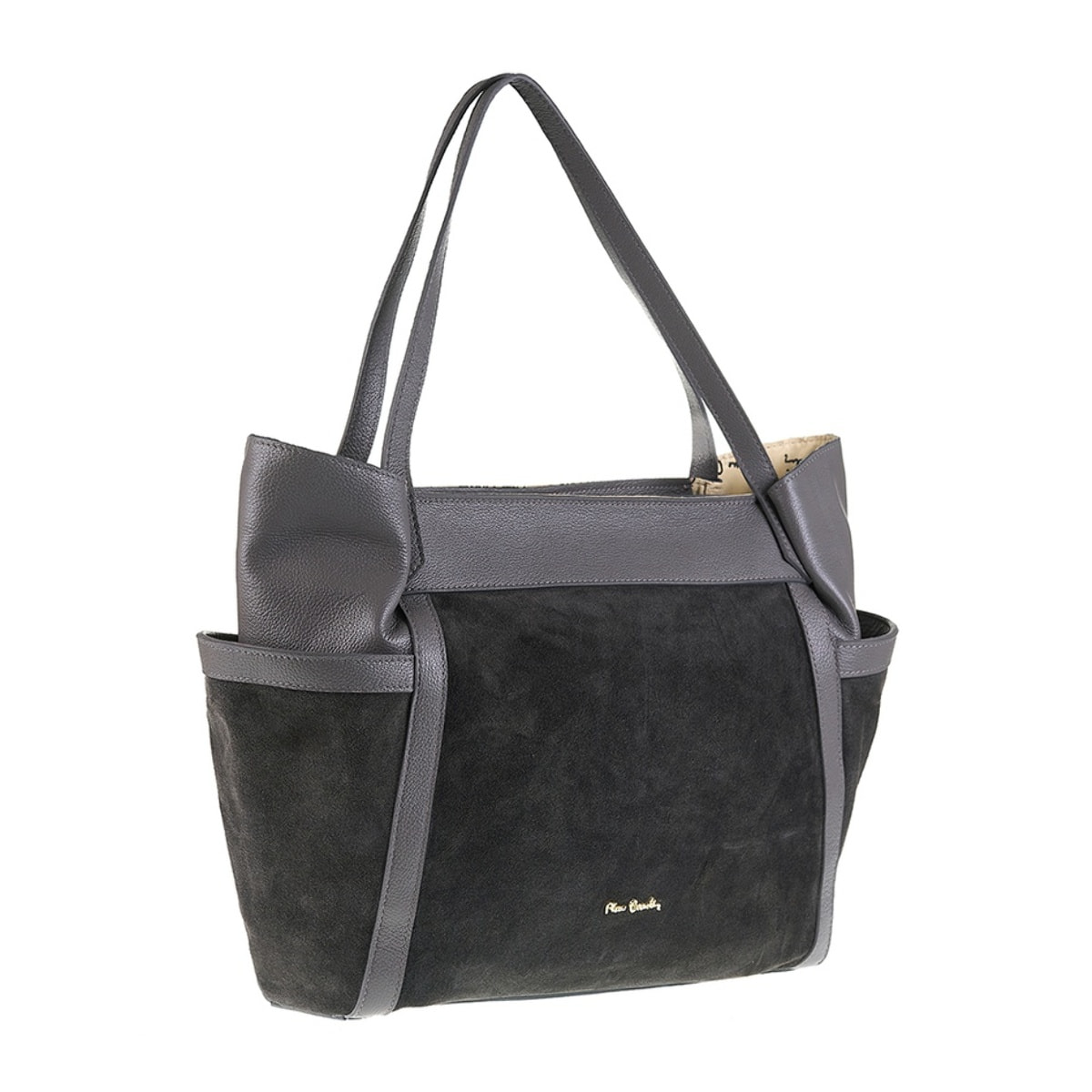 Borsa a spalla da donna Made in Italy - Modello Sereia - 100% pelle - 43.0 x 30.0 x 12.0 cm