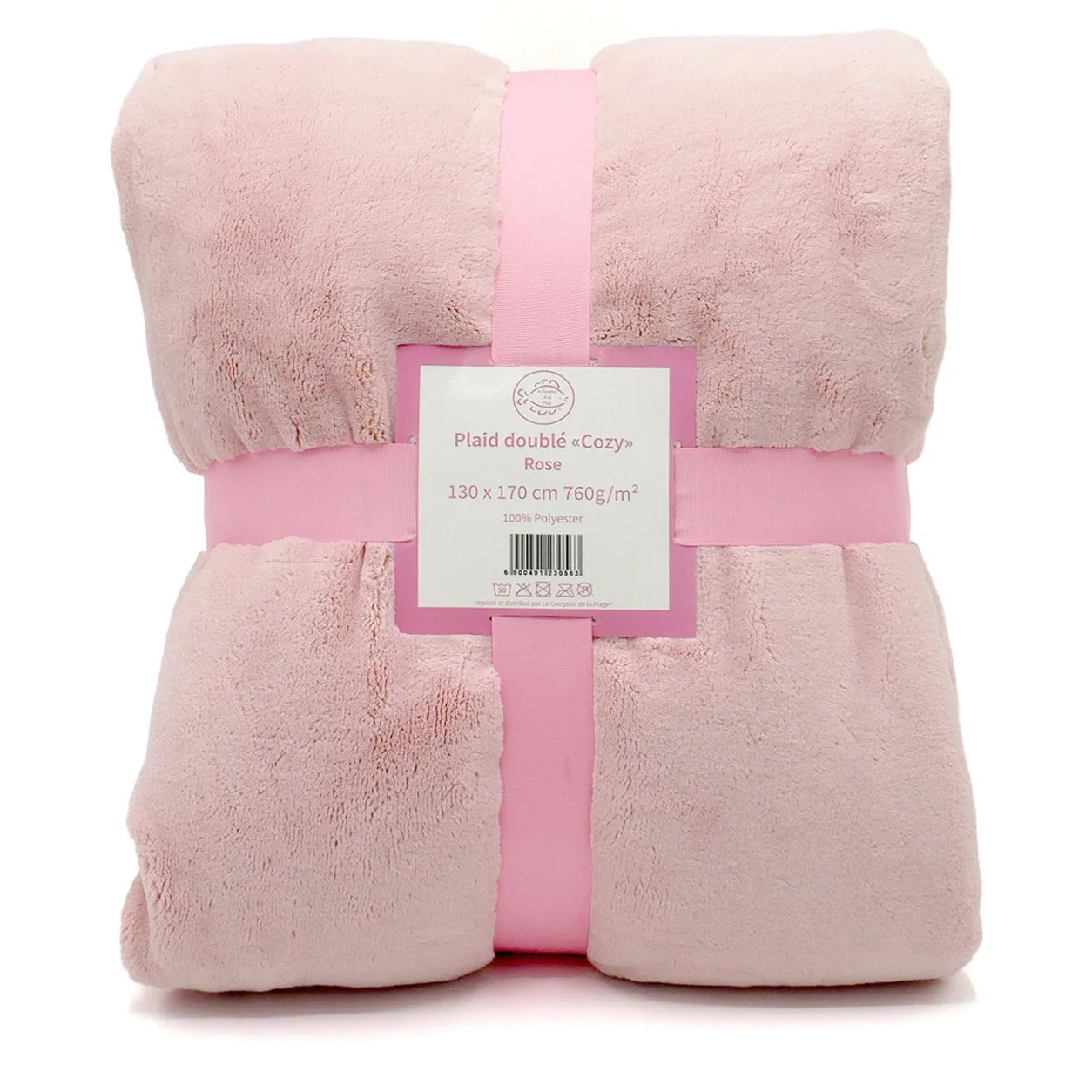 Plaid polaire - Cozy Rose - 760g/m²