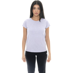 Leone Camiseta básica de mujer de manga corta