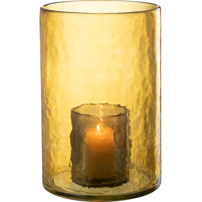 J-Line photophore Double - verre - jaune - large