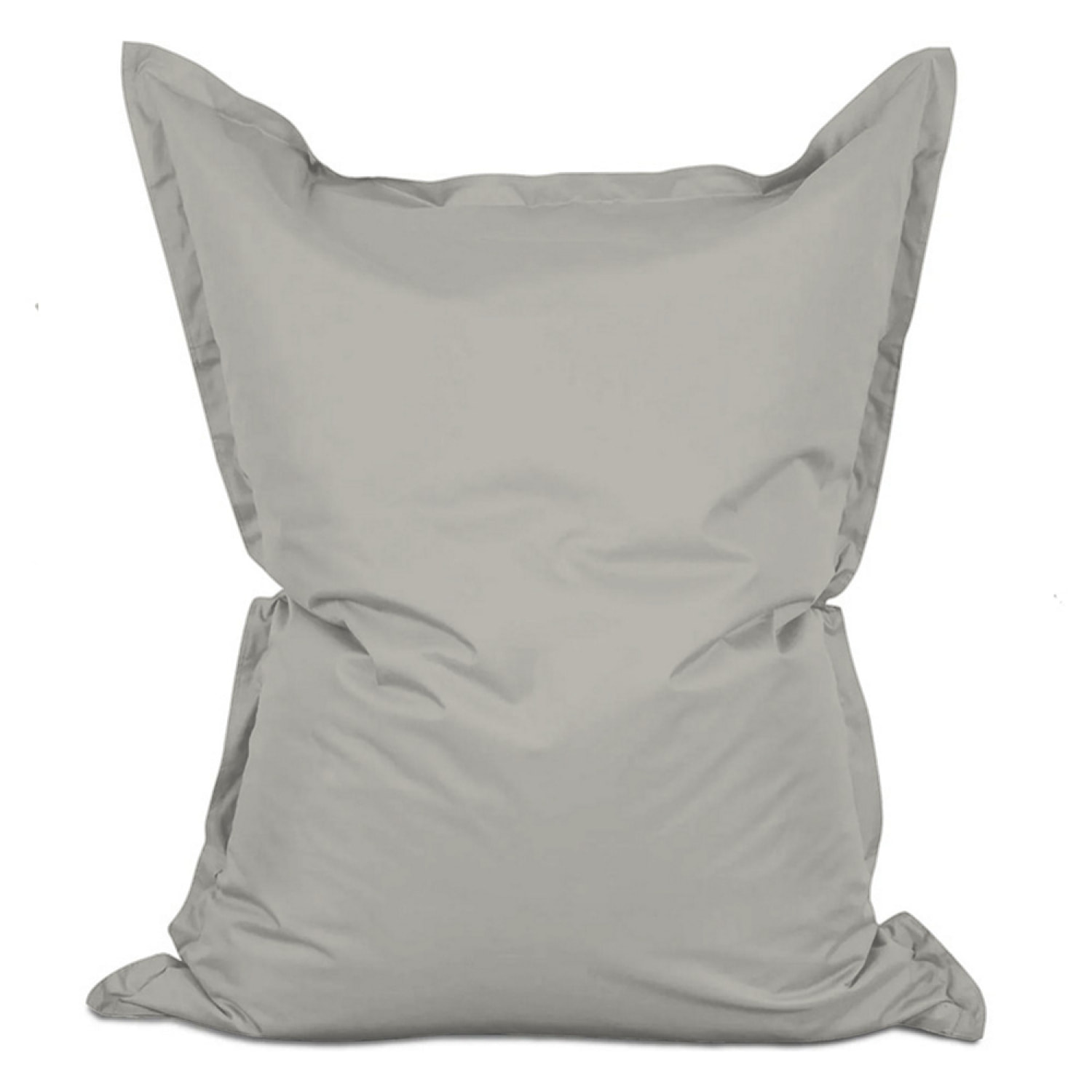 Pouf rectangulaire d'extérieur XXL 180x140cm gris THIES