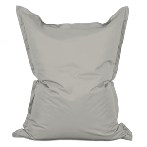 Pouf rectangulaire d'extérieur XXL 180x140cm gris THIES