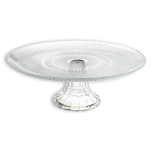 Plat sur pied en verre 30cm ORION