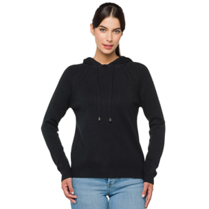 Jersey sudadera con capucha Hot Buttered Clothilde negro